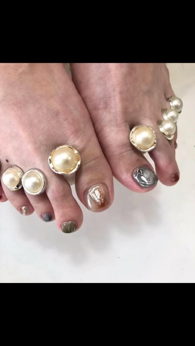 ニュアンスネイル¨̮♡︎